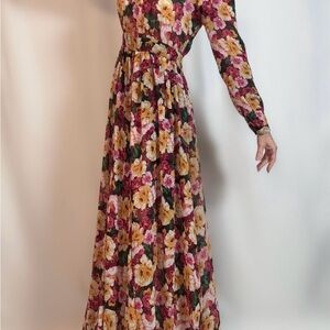 Windsor Floral Long Sleeve Maxi Dress